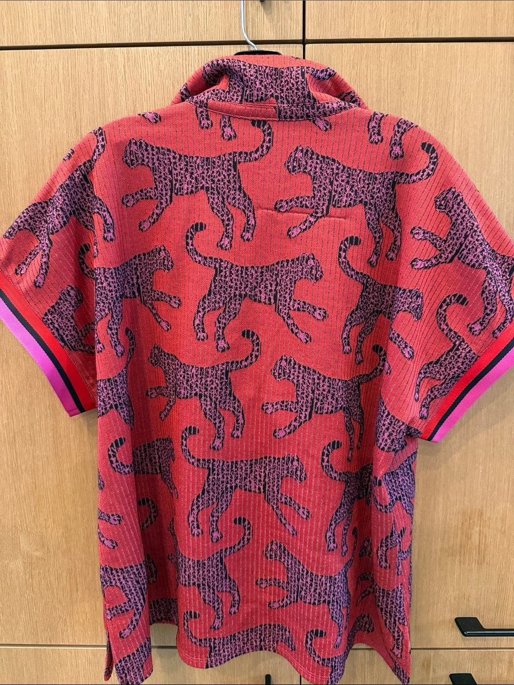 EMILY MCCARTHY Poppy Pullover- Leopard Jaguar Pullover Zippered Top Size Large - Picture 7 of 15